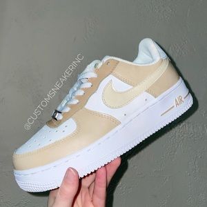 Neutral custom Air Force 1s. Made to order!
